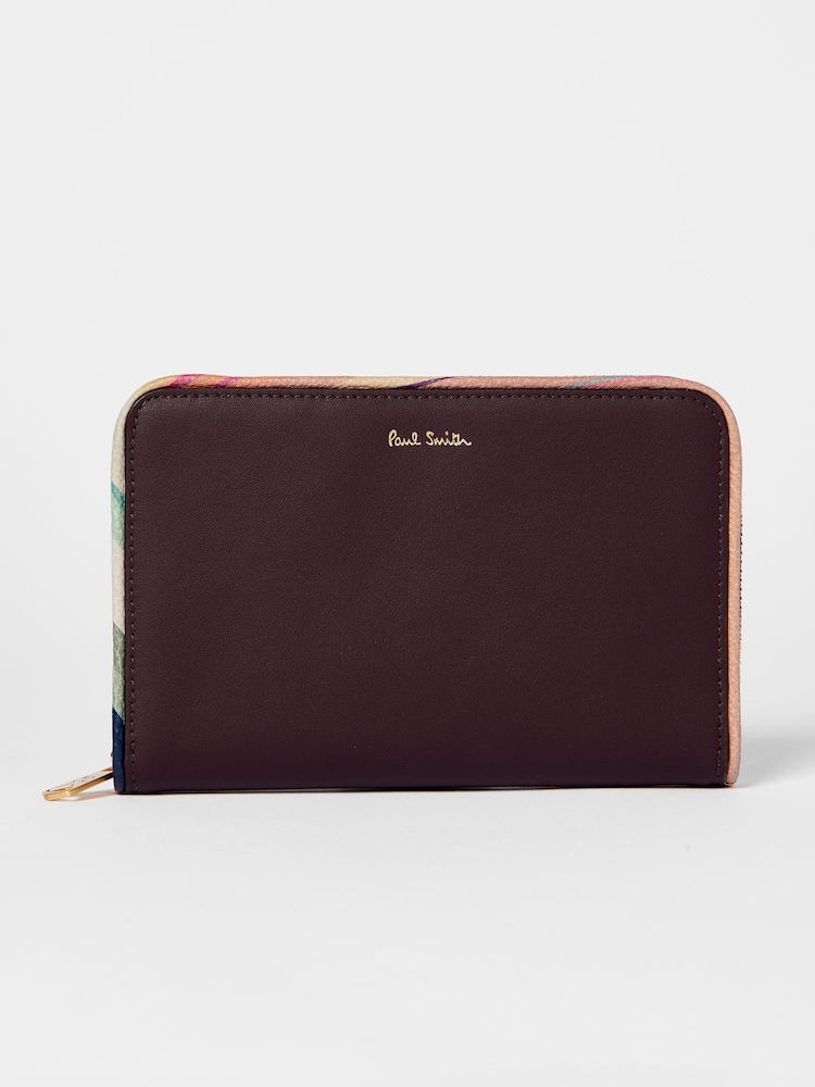 PS Paul Smith Red Leather Zip Around Purse - Image 1 of 5