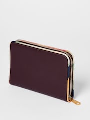 PS Paul Smith Red Leather Zip Around Purse - Image 2 of 5