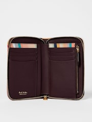 PS Paul Smith Red Leather Zip Around Purse - Image 3 of 5