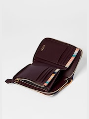 PS Paul Smith Red Leather Zip Around Purse - Image 5 of 5