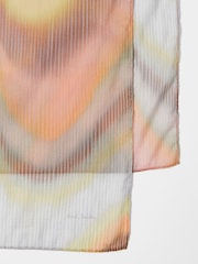 PS Paul Smith Swirl Gradient Silk Blend Multi Scarf - Image 3 of 5