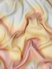 PS Paul Smith Swirl Gradient Silk Blend Multi Scarf - Image 4 of 5