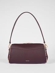 PS Paul Smith Burgundy Red Leather Shoulder Bag - Image 3 of 9
