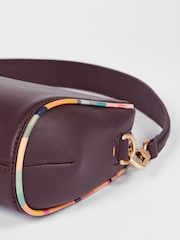 PS Paul Smith Burgundy Red Leather Shoulder Bag - Image 5 of 9