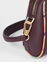 PS Paul Smith Burgundy Red Leather Shoulder Bag - Image 7 of 9