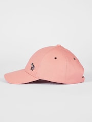PS Paul Smith Pink Zebra Print 100% Cotton Logo Cap - Image 2 of 4