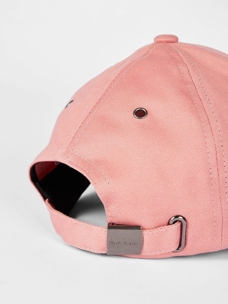 PS Paul Smith Pink Zebra Print 100% Cotton Logo Cap - Image 3 of 4