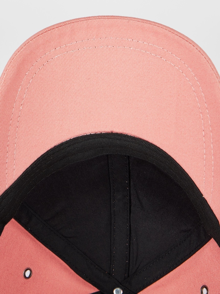 PS Paul Smith Pink Zebra Print 100% Cotton Logo Cap - Image 4 of 4 PS Paul Smith Pink Zebra Print 100% Cotton Logo Cap - Image 4 of 4