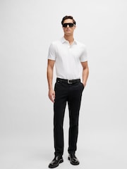 Negro - BOSS Regular Fit Chino Trousers - Imagen 1 de 3