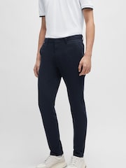 Blue - BOSS Regular Fit Chino Trousers - Image 1 of 6