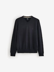 BOSS Black Cotton Jumper - Image 1 of 1