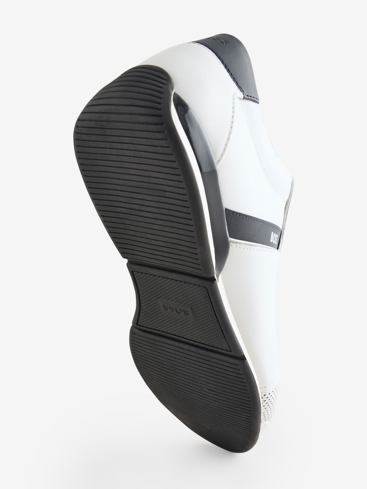 HUGO White Logo Trainers - Image 3 of 4