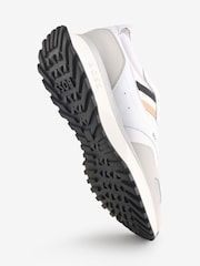 BOSS White Logo Trainers - Image 3 of 4