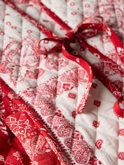 Mint Velvet Red Printed Quilt Jacket - Image 6 of 8