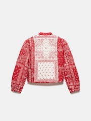 Mint Velvet Red Printed Quilt Jacket - Image 8 of 8