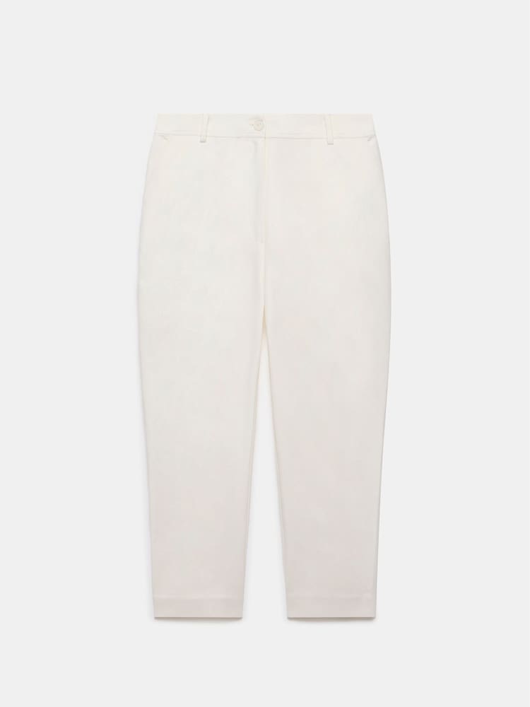 Mint Velvet White Capri Trousers - Image 7 of 8