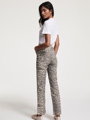Mint Velvet Cream Leopard Print Slim Jeans - Image 3 of 7