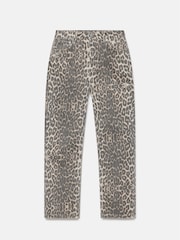 Mint Velvet Cream Leopard Print Slim Jeans - Image 5 of 7