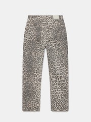 Mint Velvet Cream Leopard Print Slim Jeans - Image 6 of 7