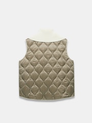 Mint Velvet Green Khaki Padded Gilet - Image 8 of 8