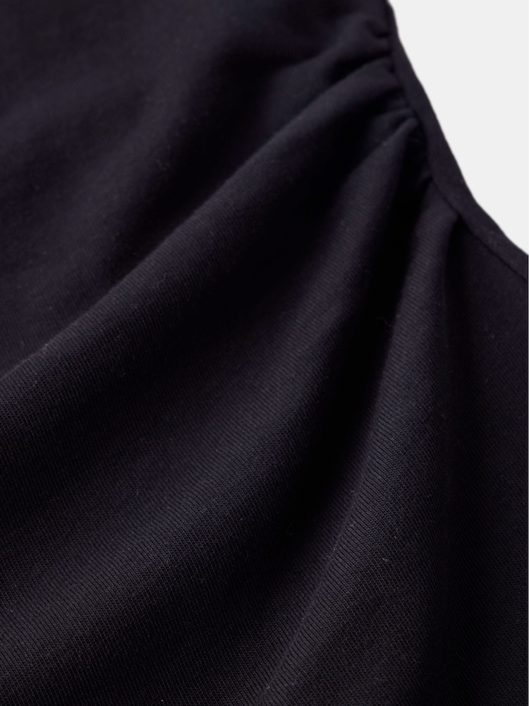 Mint Velvet Black Batwing 100% Cotton T-Shirt - Image 8 of 8