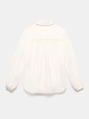 Mint Velvet White Trim Detail Shirt - Image 8 of 8