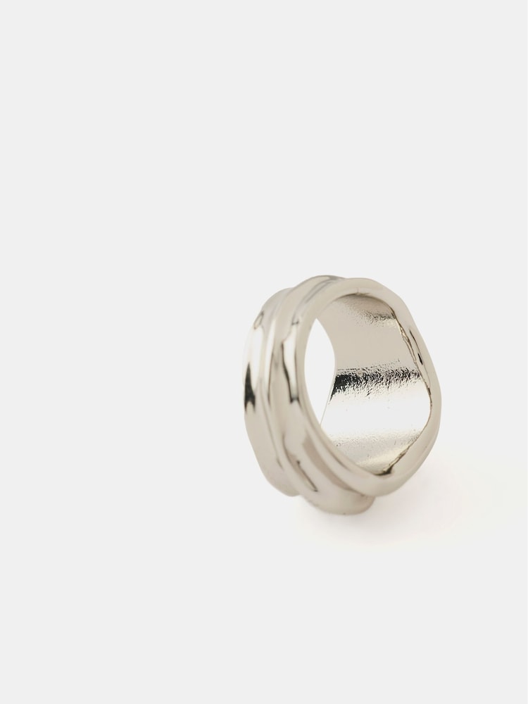Mint Velvet Silver Tone Statement Ring - Image 2 of 3