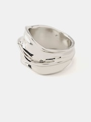 Mint Velvet Silver Tone Statement Ring - Image 3 of 3