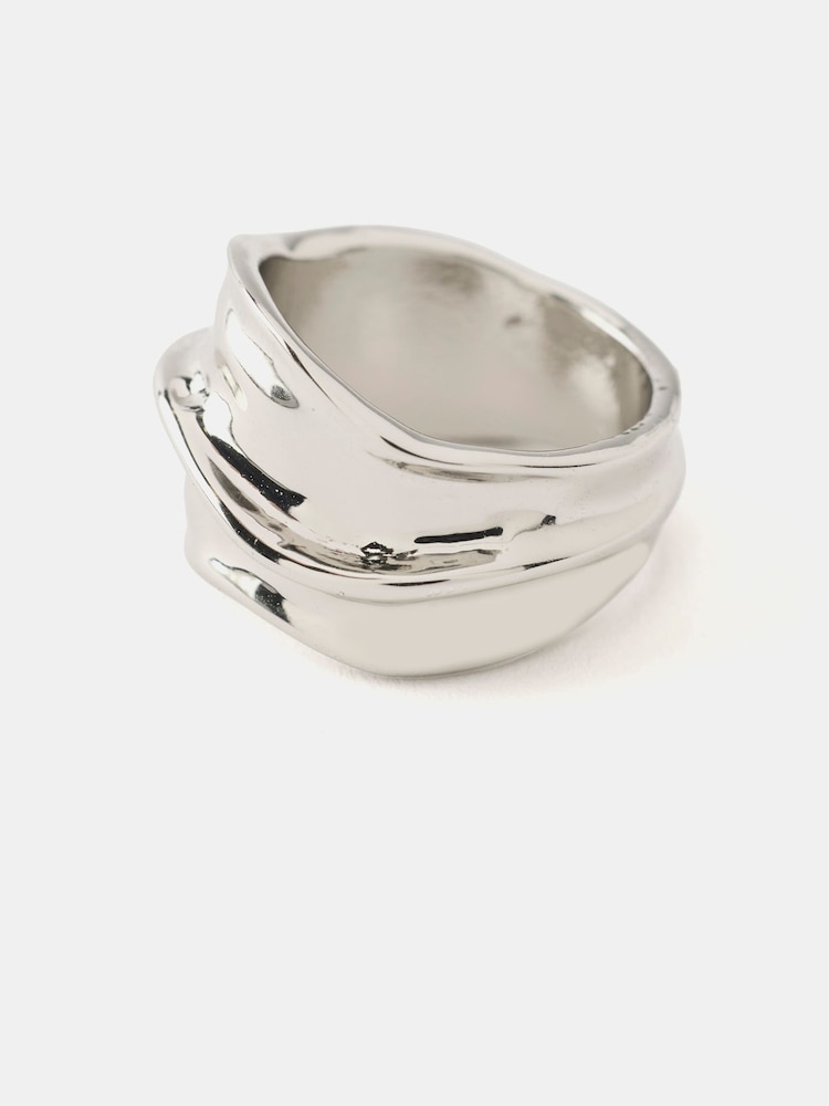 Mint Velvet Silver Tone Statement Ring - Image 3 of 3