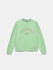 Mint Velvet Green Cotton Blend Palermo Sweatshirt - Image 6 of 8