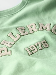 Mint Velvet Green Cotton Blend Palermo Sweatshirt - Image 8 of 8