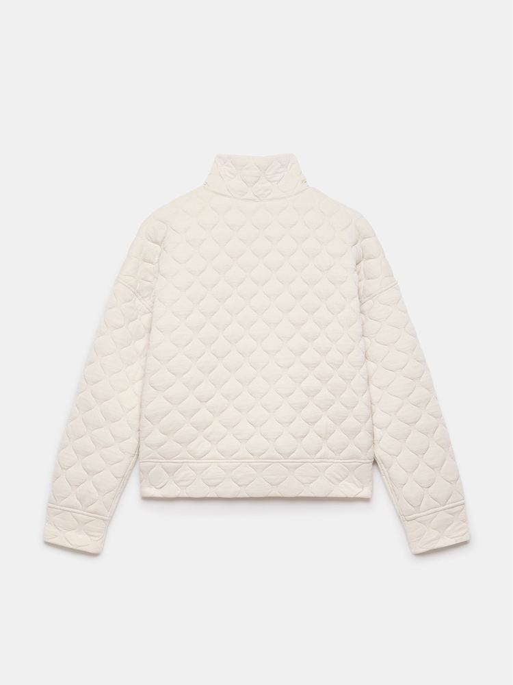Mint Velvet White Quilted Blend Jacket - Image 7 of 7