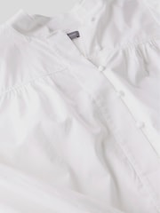 Mint Velvet White Blouson 100% Cotton Shirt - Image 9 of 9