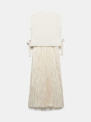 Mint Velvet White Knit Layered Dress - Image 8 of 8