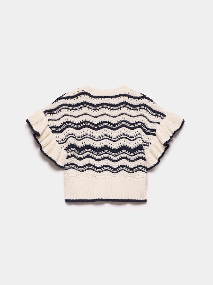 Топ в полоску из 100% хлопка Mint Velvet - Изображение 7 из 7