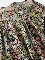 Mint Velvet Black Floral Print Midi Skirt - Image 8 of 8
