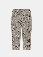 Mint Velvet Black Zebra Print Capri Trousers - Image 5 of 5