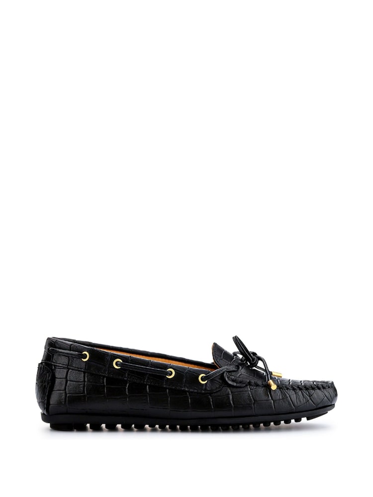 Jones Bootmaker Black Perri Leather Loafers - Image 3 of 7