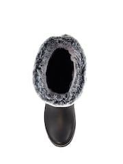 Lunar LD Norway Faux Fur Lined Black Wellingtons - صورة 9 من 10
