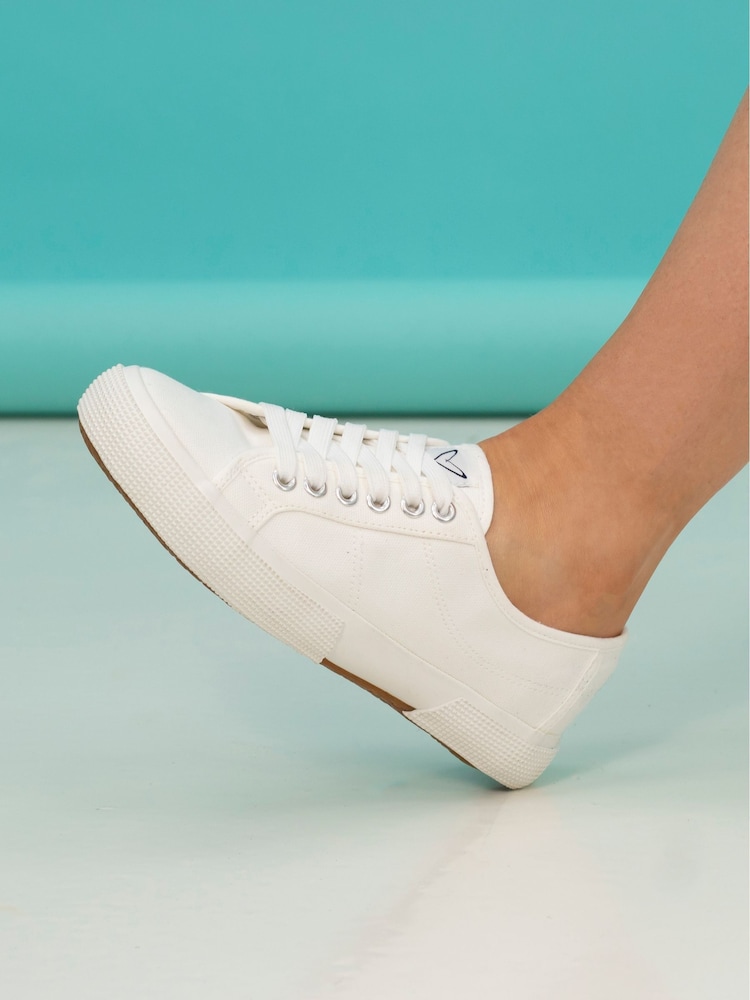 Lunar Naomi White Trainers - Slika 2 iz 2