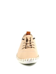 Lunar Cream St Ives Leather Plimsoll čevlji - Slika 5 iz 8