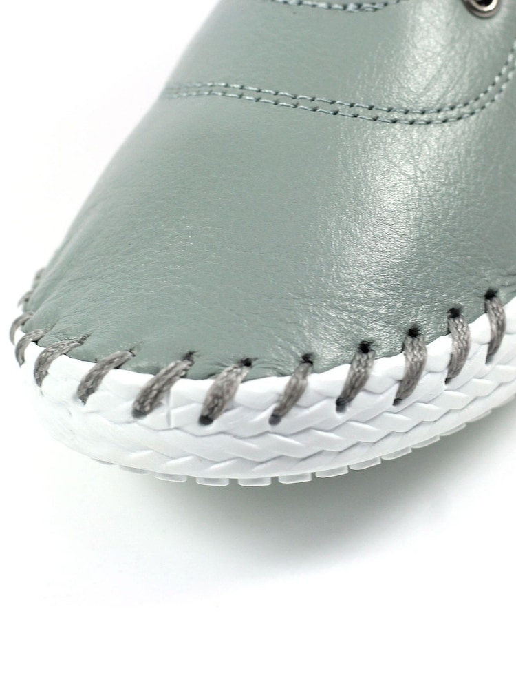 Lunar Grey St Ives Leather Plimsoll Shoes - Imagen 10 de 10 Lunar Grey St Ives Leather Plimsoll Shoes - Imagen 10 de 10