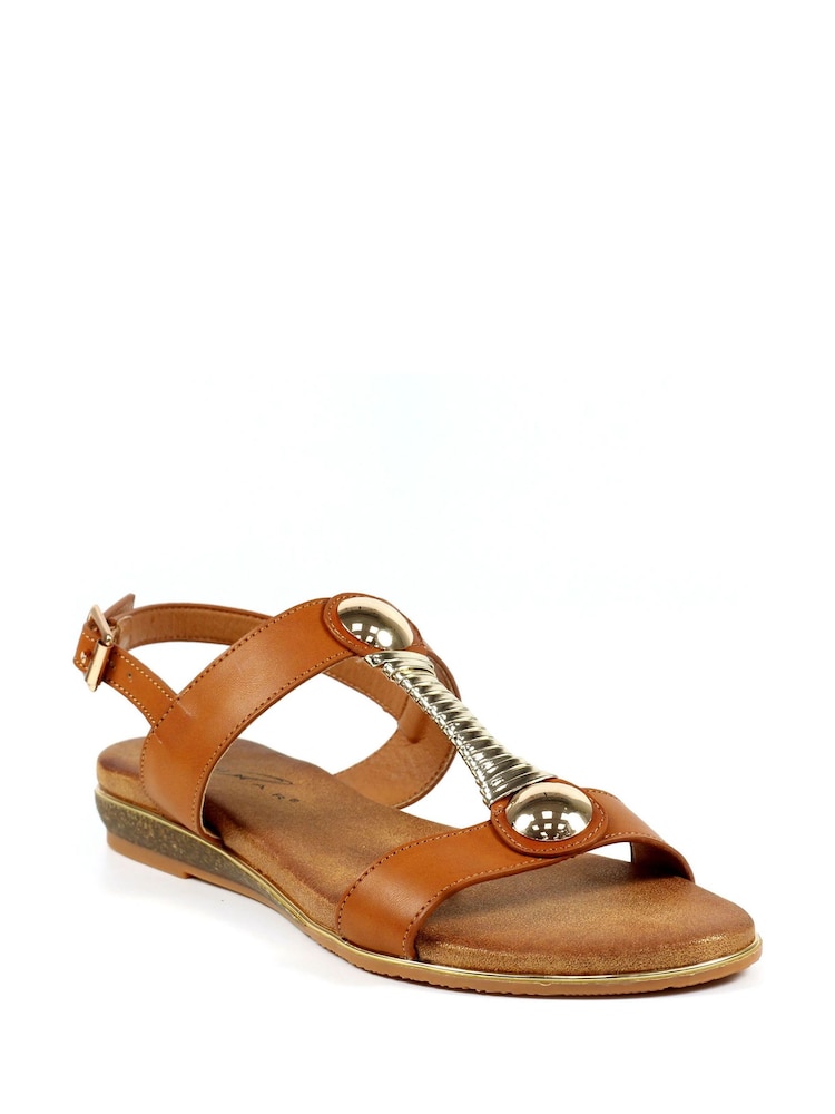 Lunar Renoir Brown Sandals - Image 2 of 7