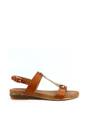 Lunar Renoir Brown Sandals - Image 3 of 7