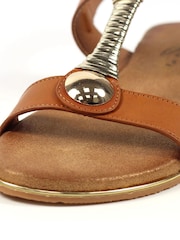 Lunar Renoir Brown Sandals - Image 7 of 7