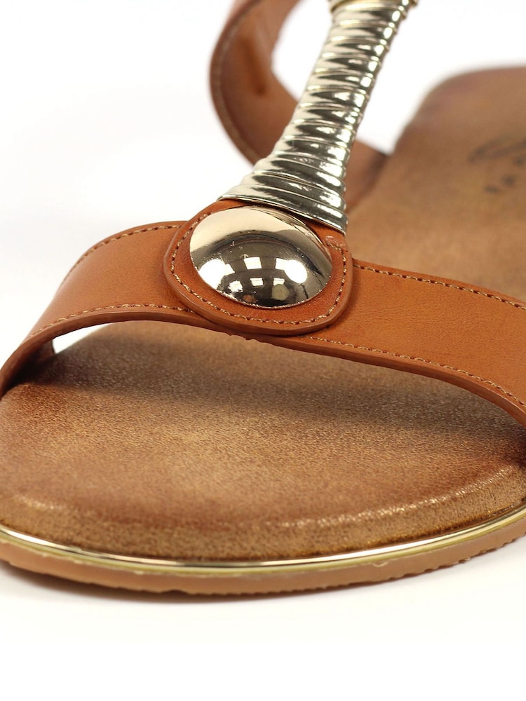 Lunar Renoir Brown Sandals - Image 7 of 7