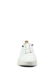 Lunar St Austell Leather Plimsoll White Shoes - Image 5 of 8