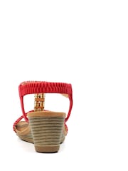 Lunar Orange Florence Wedge Sandals - Image 5 of 7