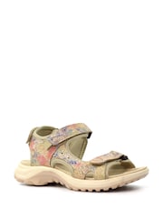 Lunar Natural Felton Floral Leather Sandals - Image 3 of 3