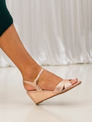 Lunar Pink Jordana Rose Sandals - Image 1 of 3